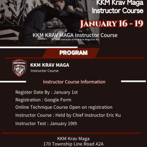 KKM Krav Maga Instructor Course Deposit