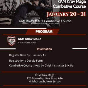KKM Krav Maga Combative Course Deposit